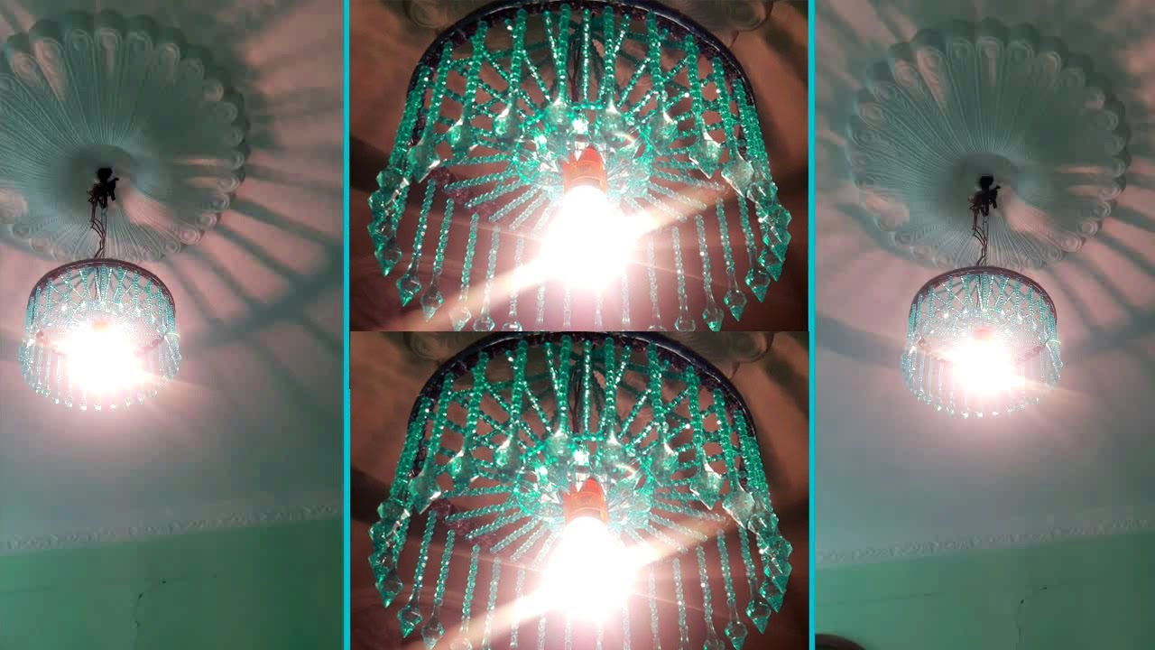 Easy and Affordable Crystal Jhumar Making Tutorial: DIY Crystal Chandelier