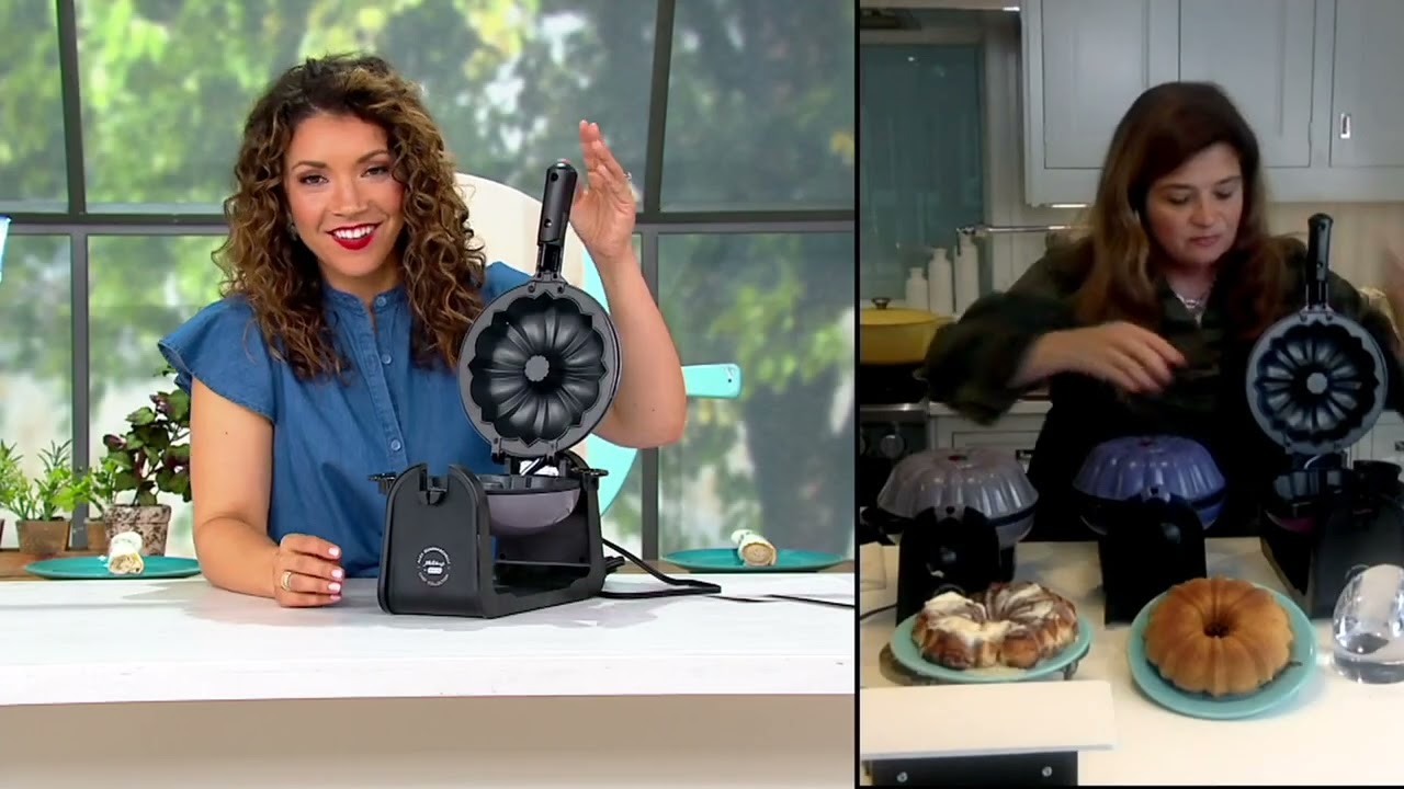 Alex by Dash Electric Flip Bundt Cake Maker with Recipes on QVC