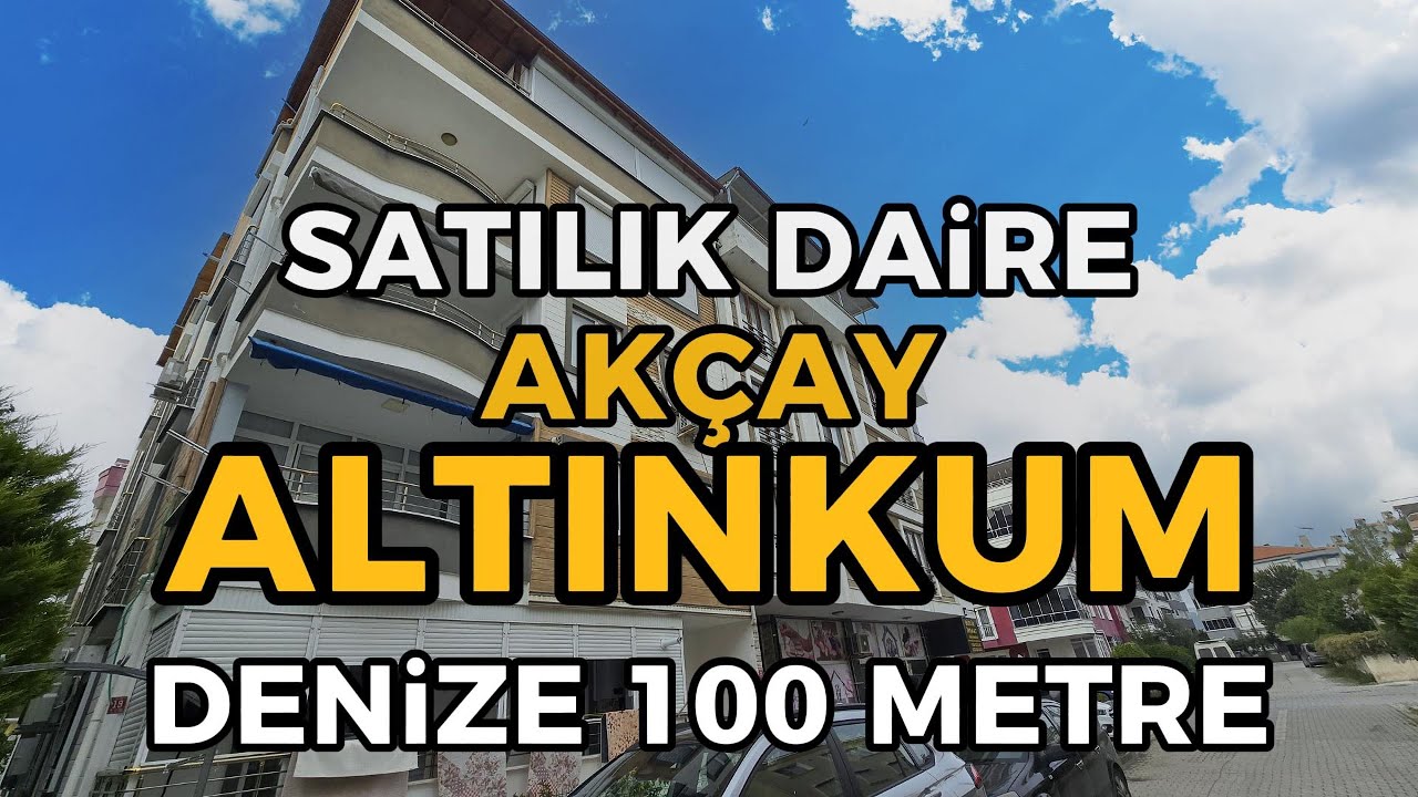 AKÇAY ALTINKUM SATILIK DAİRE / DENİZE 100 METRE / BAHÇELİ #akçay #satılıkdaire #emlak #altınkum