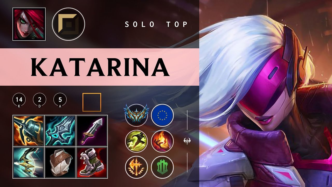Katarina Top vs Camille - EUW Challenger Patch 26.02