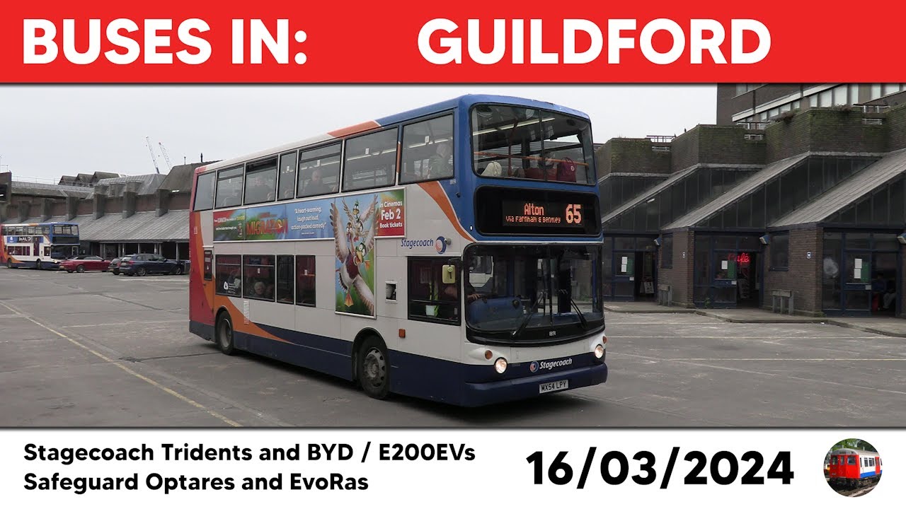 Buses in Guildford 16/03/2024