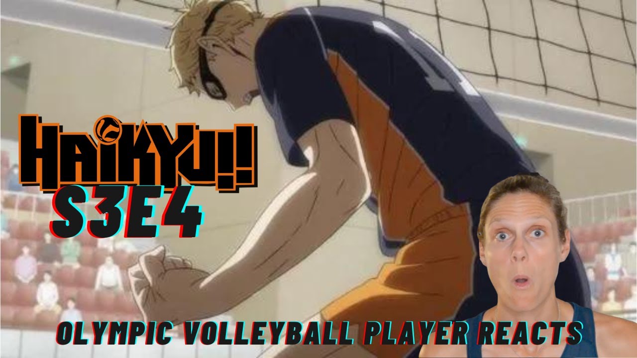 Реакция олимпийского волейболиста на Haikyuu!! S3E4: «Сияние вокруг Луны»