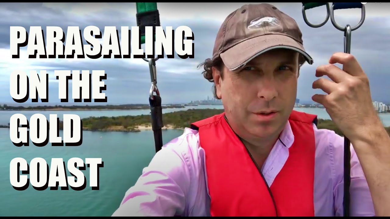 Parasailing on the Gold Coast, Queensland, Australia