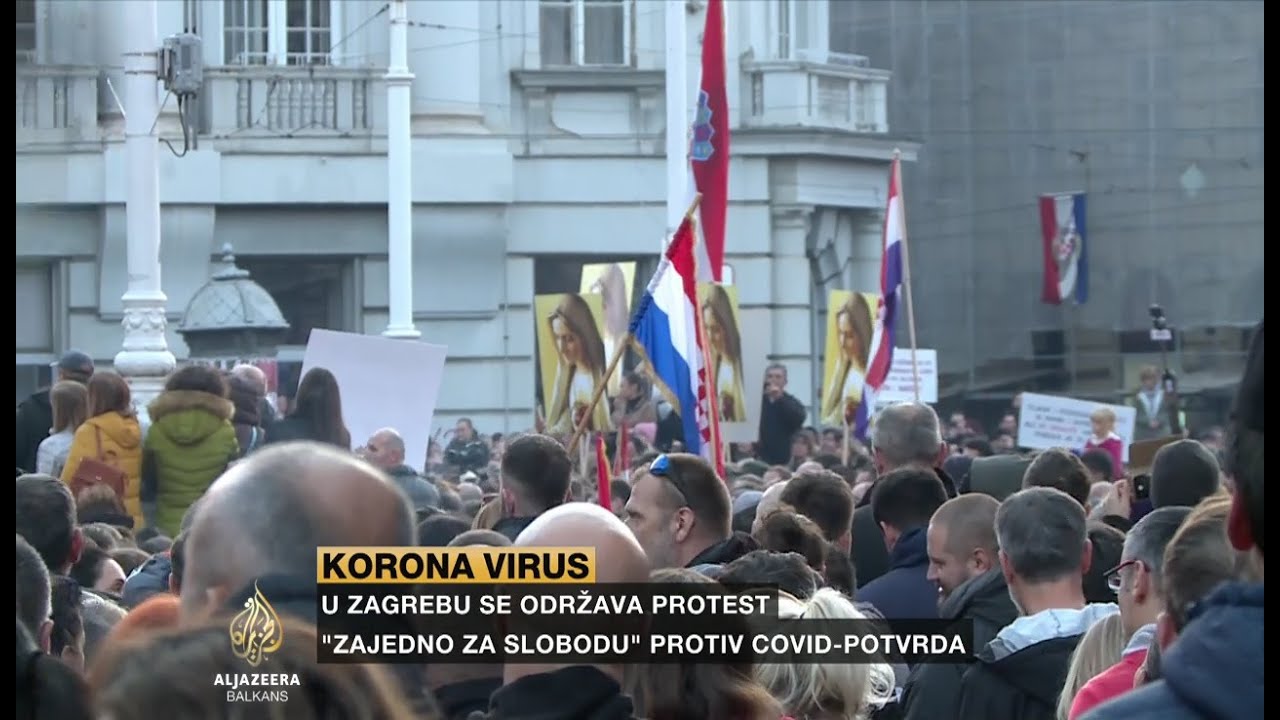 Protesti protiv COVID potvrda: U Zagreb stigli autobusi iz cijele Hrvatske