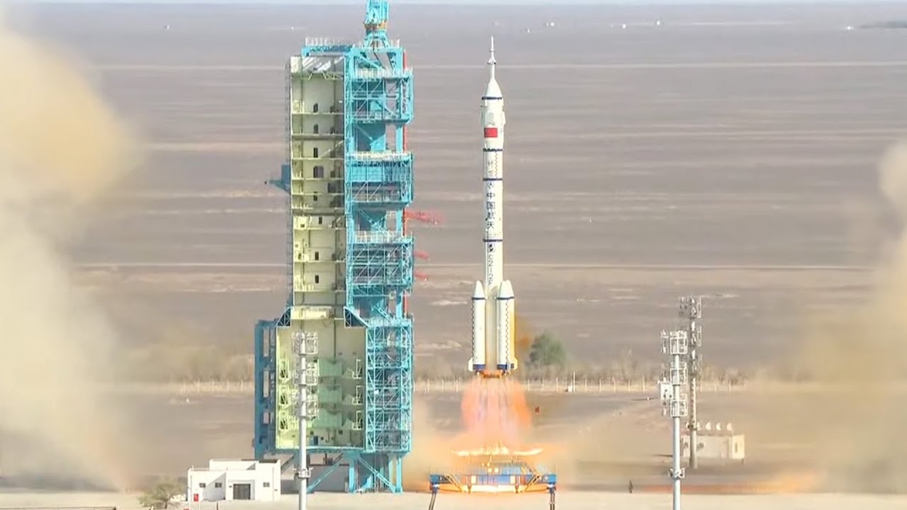 Replay! China's Shenzhou 20 crew launches to Tiangong - Full Broadcast