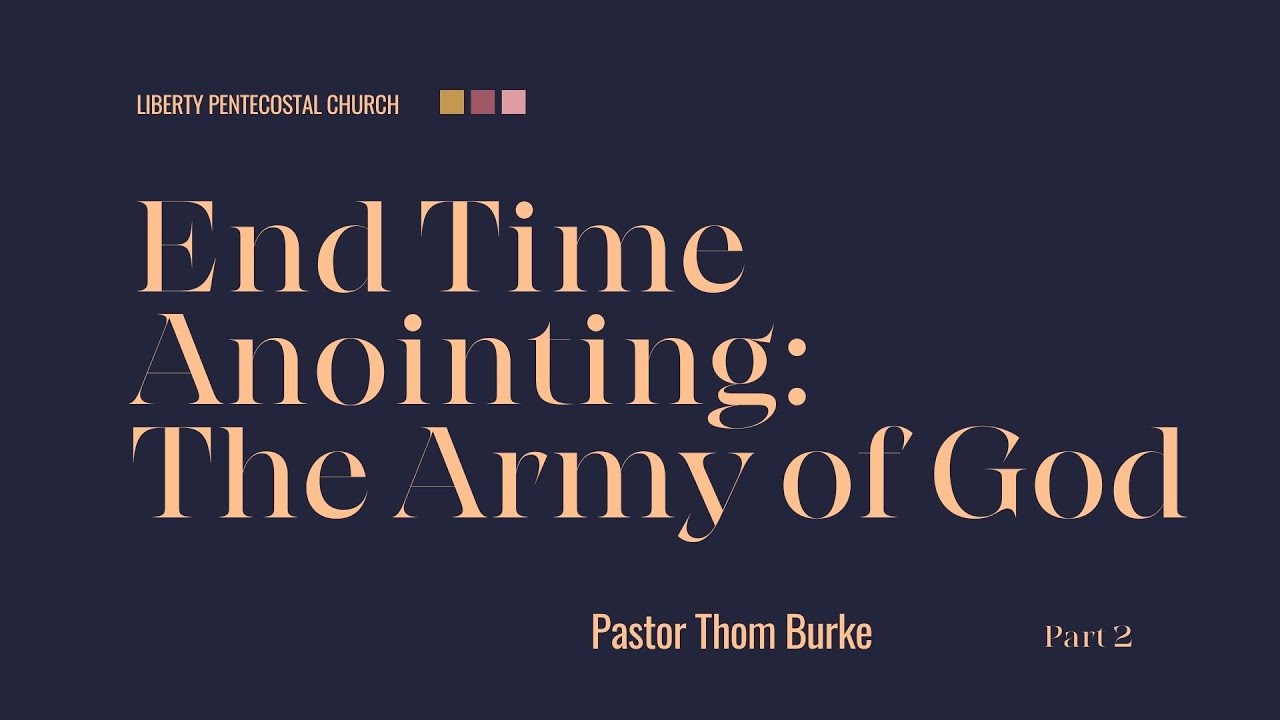 End Time Anointing, The Army of God: February 1, 2026