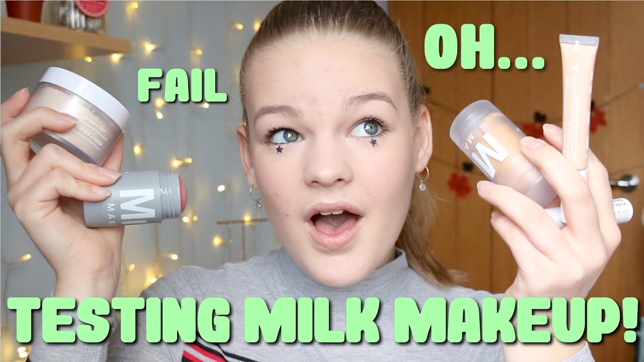 Testing Milk Makeup (not what I expected😬)~lush leah