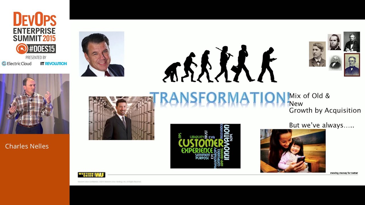 DOES15 - Charles Nelles - DevOps for Telegraph Companies – Our Non-Unicorn Evolution