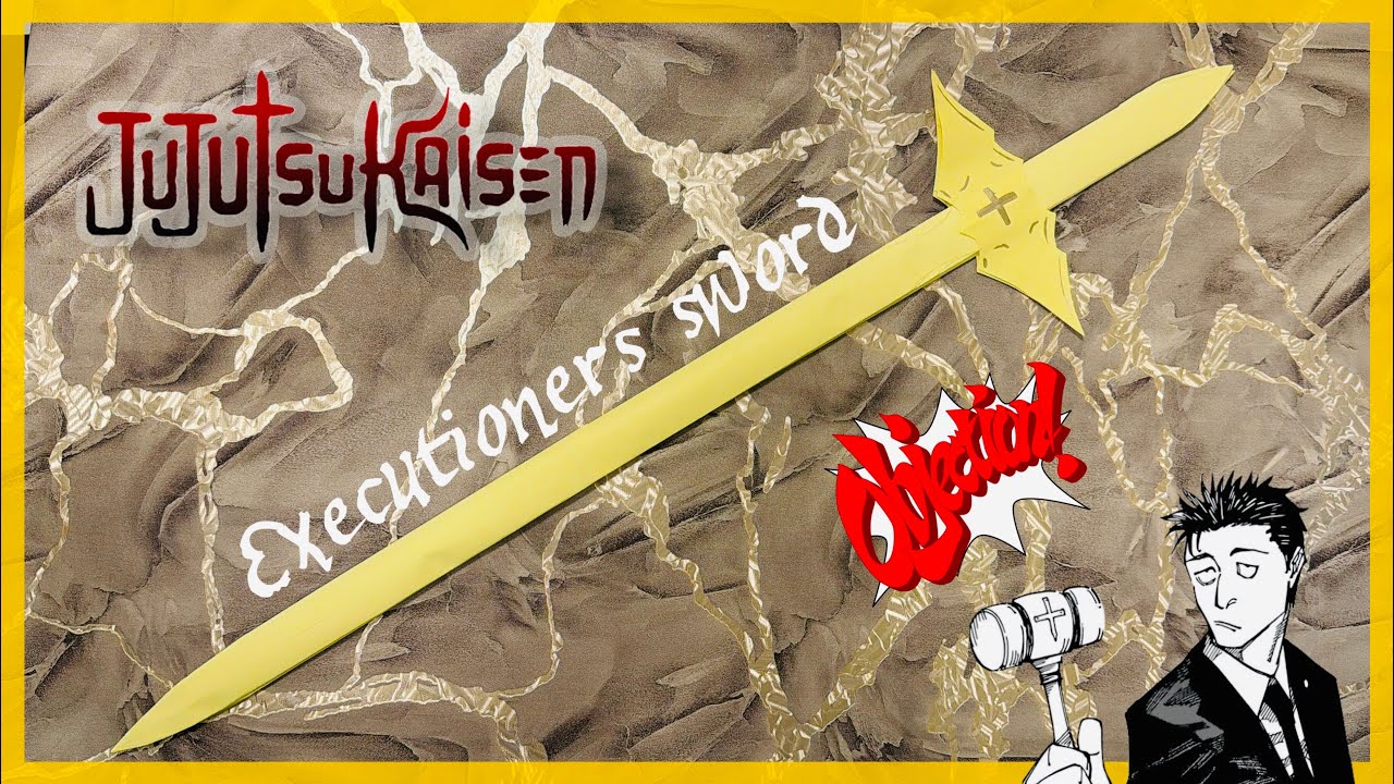 How to make Higurumas Executioners sword with paper | Jujutsu kaisen culling game | Paper sword | 