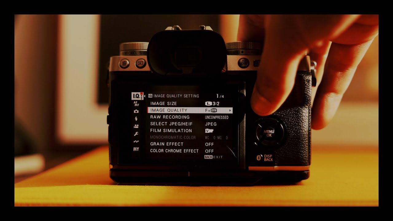 Мои любимые настройки для моего Fujifilm