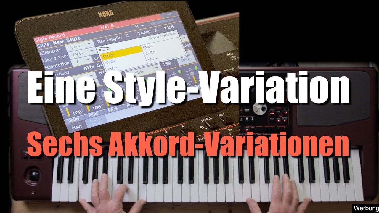 PA1000/4X - Eine Style-Variation / sechs Akkord-Variationen - #172