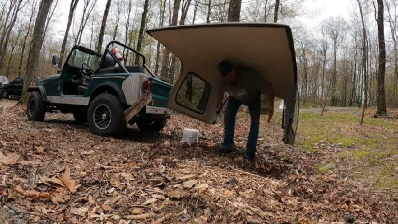 Removing a JEEP HARDTOP and Doors by YOURSELF
