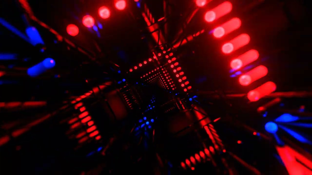 Red background video 4k retro colour full @LEDbackground4keffect 