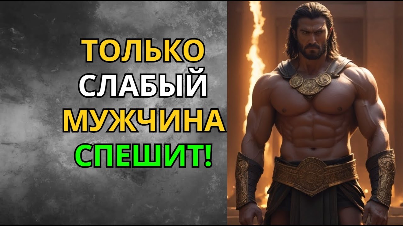 Только Слабый Мужчина Спешит. Искусство Стоического Терпения | Стоицизм | Мудрость Сильного