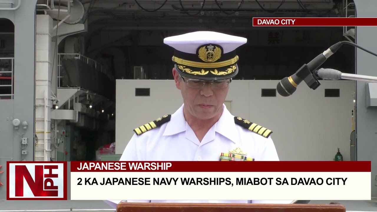 2 KA JAPANESE NAVY WARSHIPS, MIABOT SA DAVAO CITY