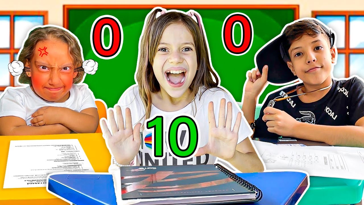 Jessica e Maria Clara e Histórias engraçadas sobre ser um bom amigo na Escola - ft MC Divertida