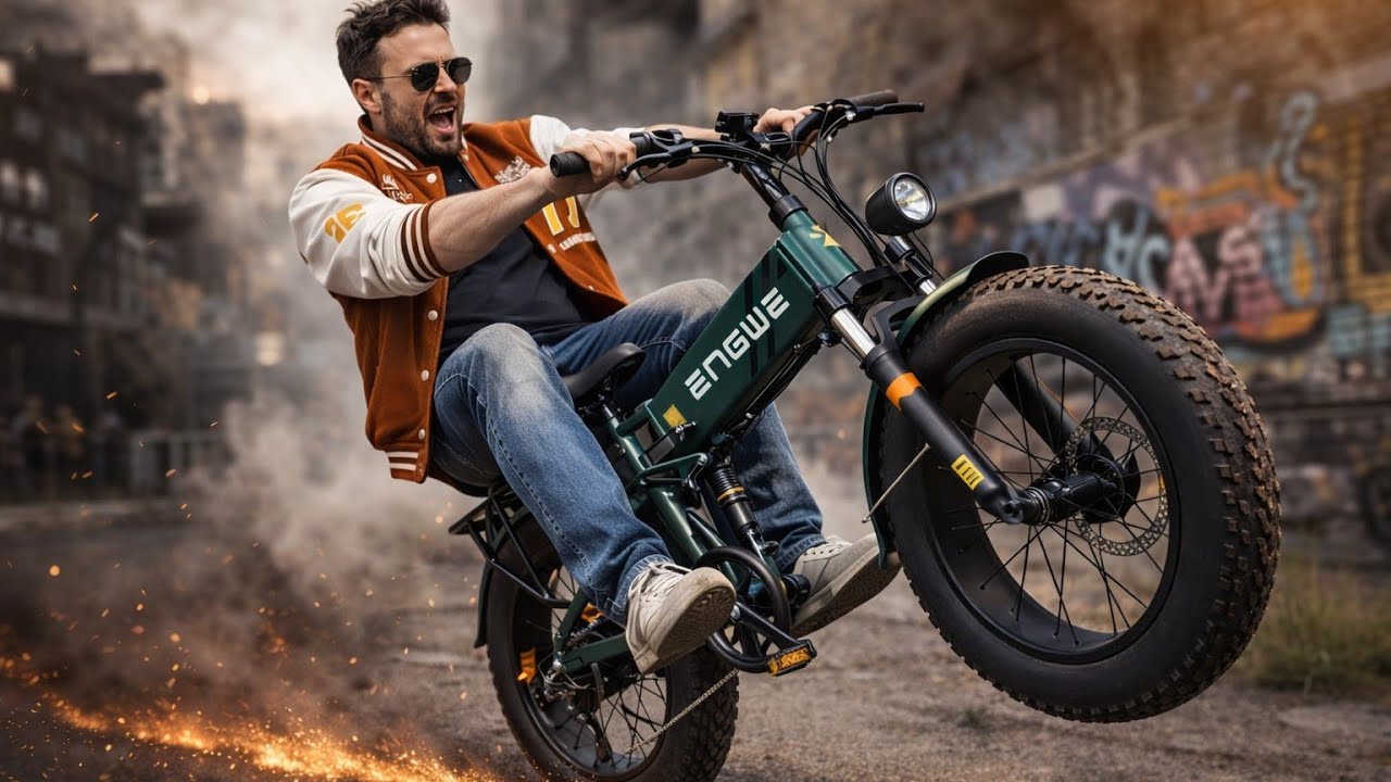 ENGWE ENGINE PRO 2.0 🔥 VÉLO ÉLECTRIQUE 75NM TOUT-TERRAIN PLIABLE AVEC GROS PNEUS FREINS HYDRAULIQUES