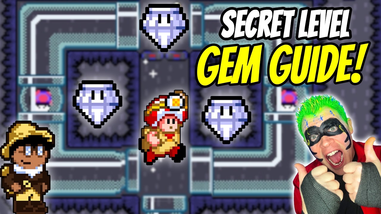 Finding the Hardest-to-Find Gems in Captain Toad: Prism Star Quest SMBX