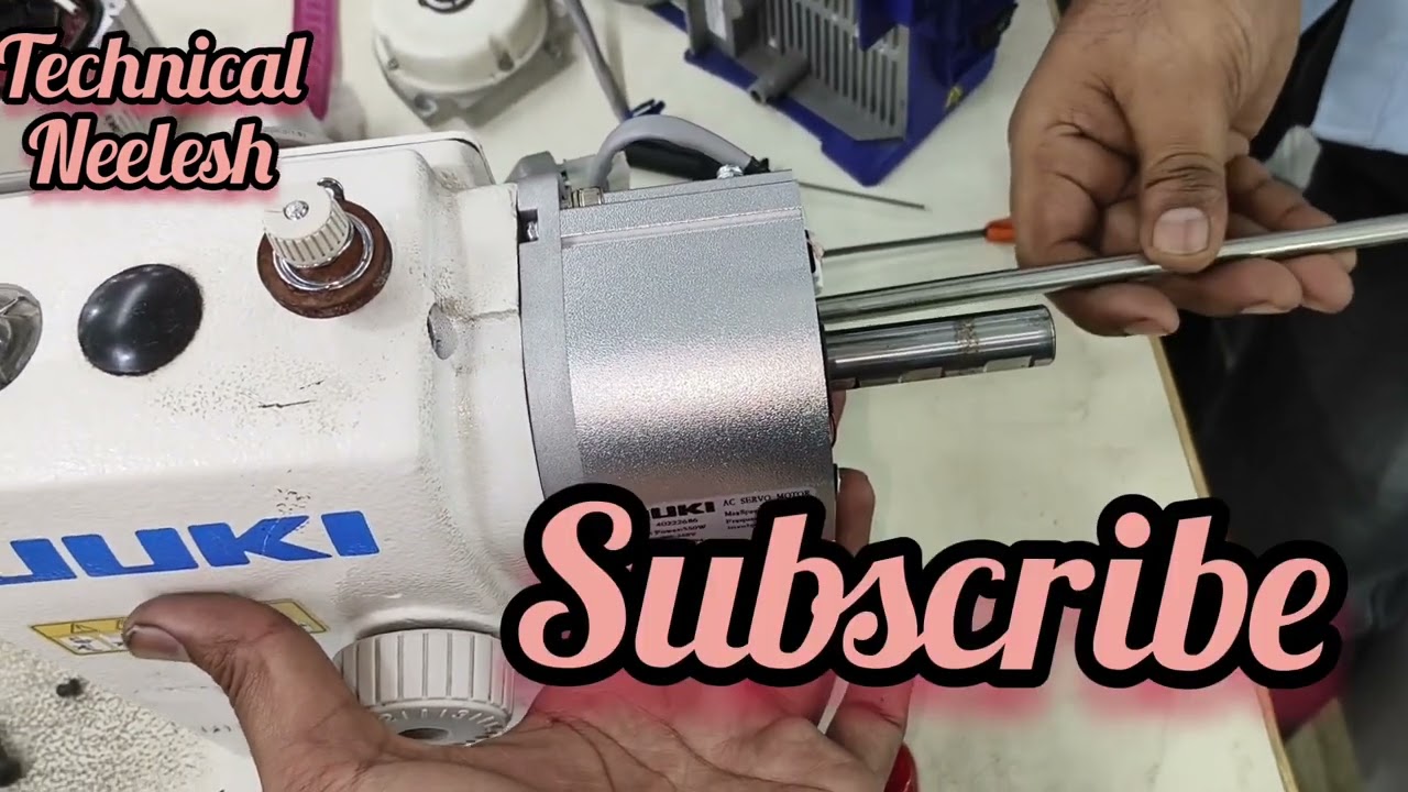 How to install new motar in juki ddl 7000a-7|| juki 7000a-7 me new motar mese lgae