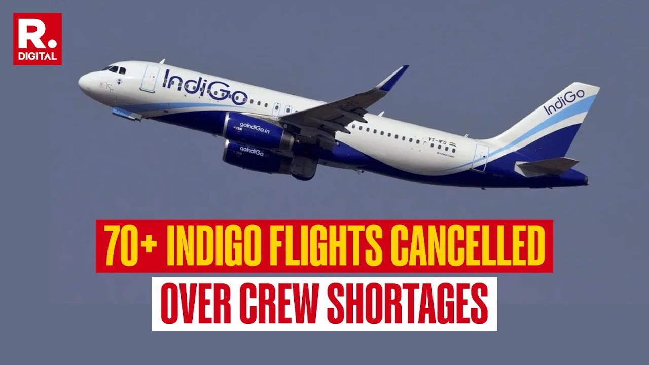BREAKING: Over 70 Indigo Flights Cancelled Across Metro Cities Over Crew Shortage