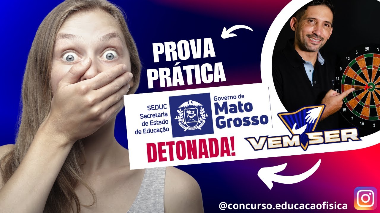 PROVA PRÁTICA SEDUC MATO GROSSO 2025