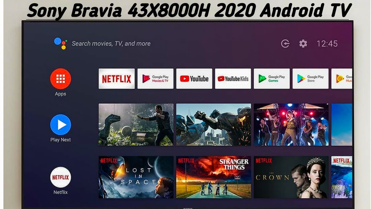 Sony Bravia 43X8000H 2020 Android TV