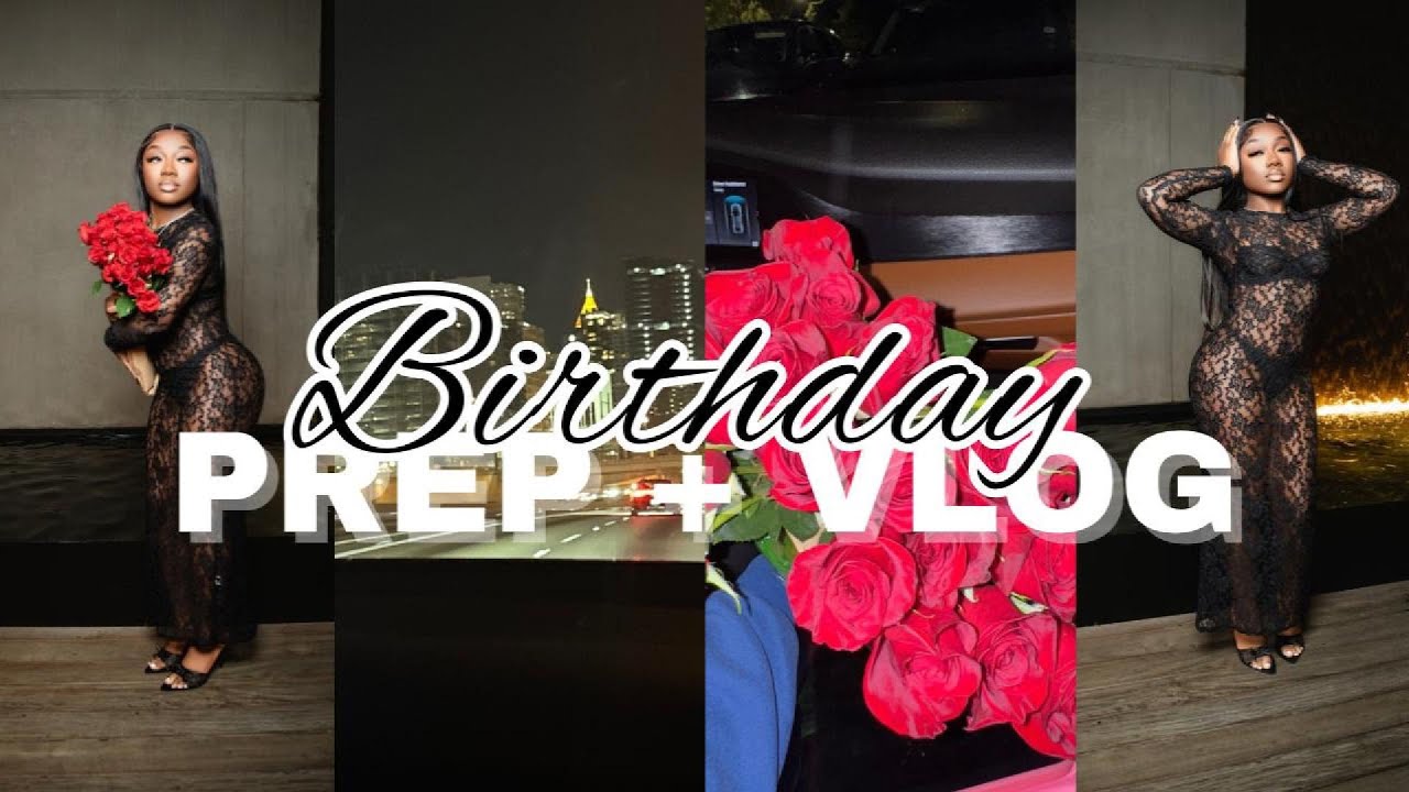 BIRTHDAY PREP + VLOG | Maintenance Vlog|Miss Scorpio ♏️ | Nails,Hair,Photoshoot etc.| Perria Nicolee