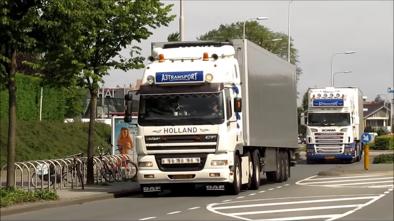 filmcompilatie van verschillende trucks