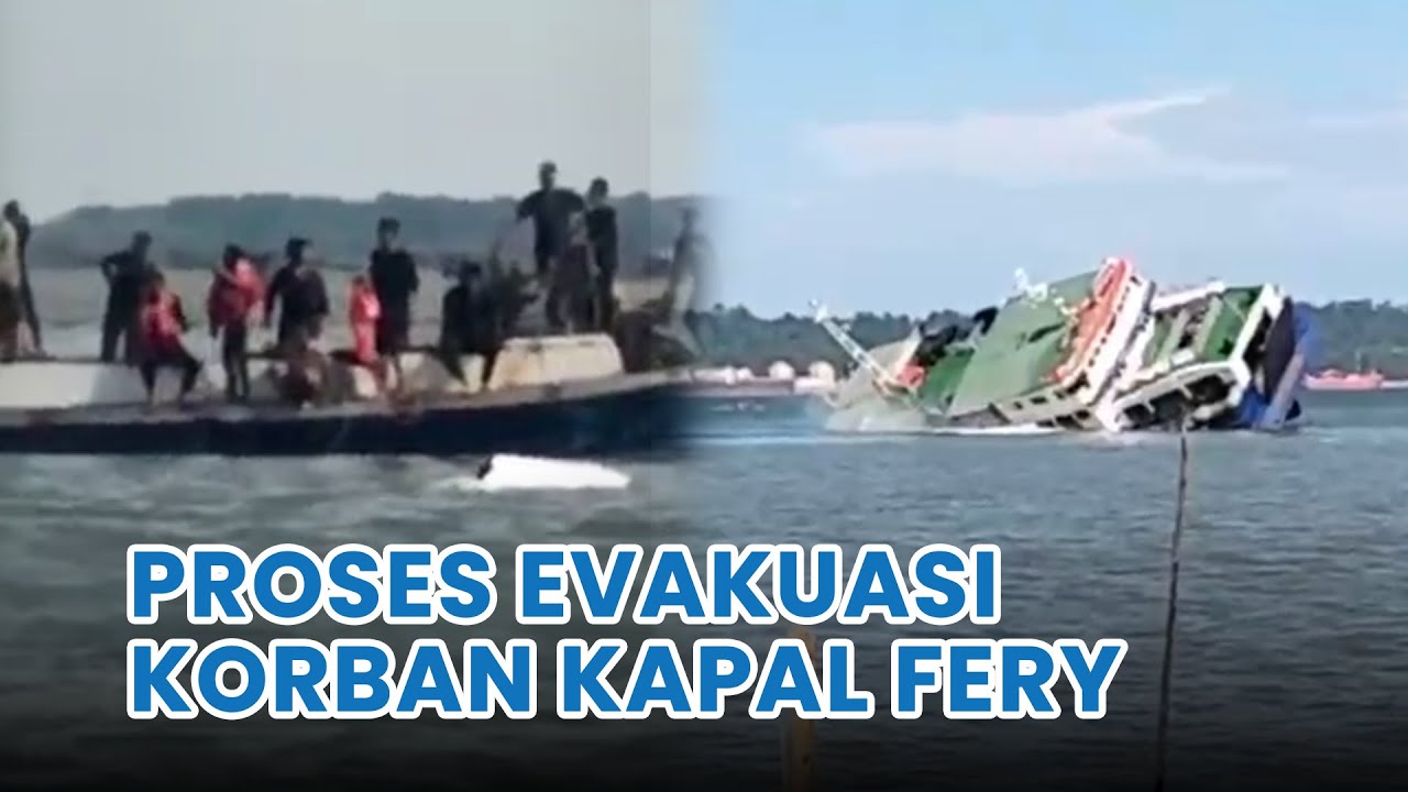 Detik-Detik Evakuasi Korban Kapal Feri Muchlisa Tenggelam