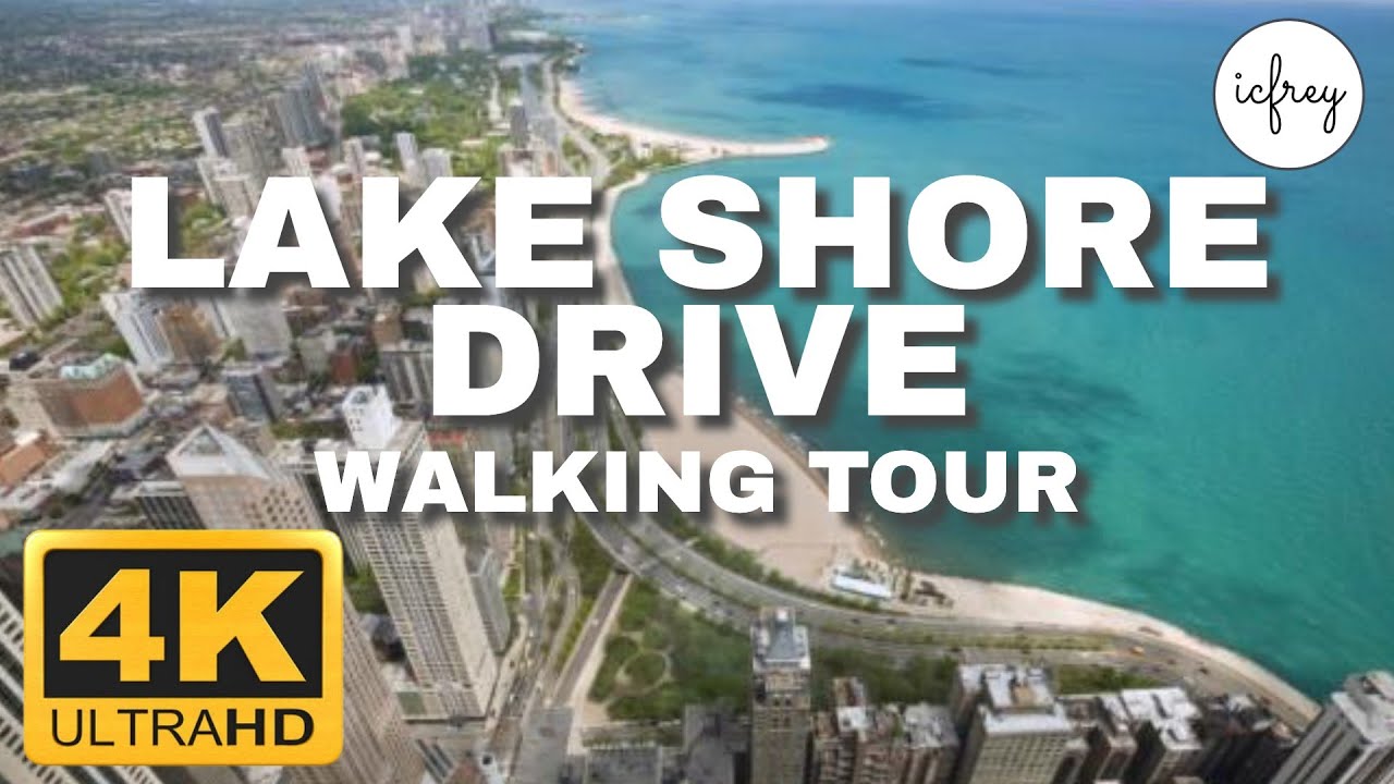 [4K} LAKE SHORE DRIVE │CHICAGO, ILLINOIS, USA 🇺🇸 │WALKING TOUR