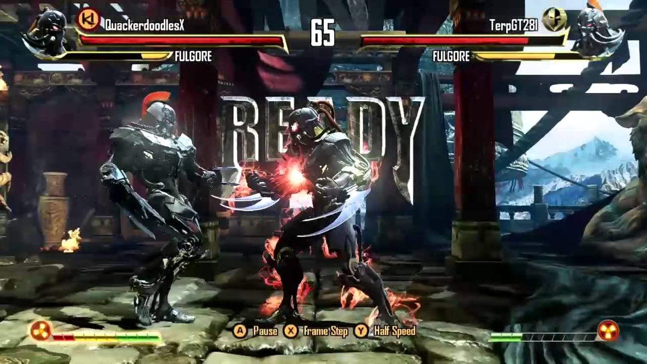 Killer Instinct Fulgore battle vs MrGrimmmz
