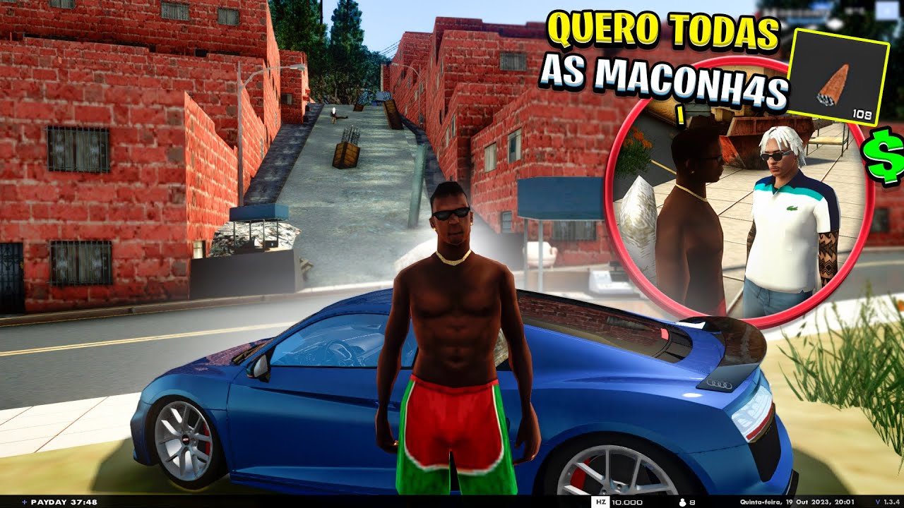 BILL TENTOU COMPRAR TODAS DR0GAS de TODAS FAVELAS NO SERVIDOR - GTA SAMP