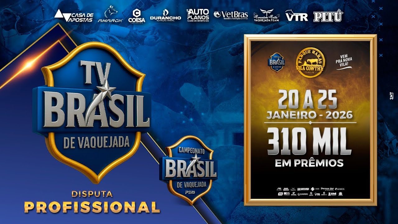 Disputa Profissional Vaquejada Vila Cowtry - Campeonato Brasil de Vaquejada PEPB -Sumé-PB