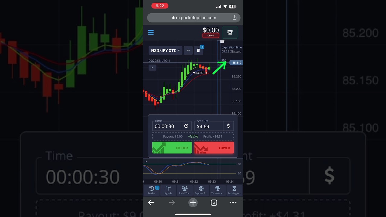 Pocket Option 30 sec OTC strategy. if you don't watch the chart carefully