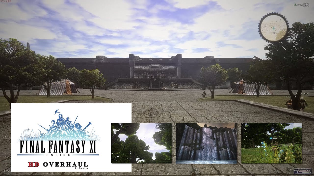 FFXI - San d'Oria (South) - HD Overhaul