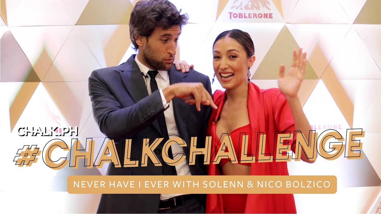 #ChalkChallenge: Never Have I Ever With Solenn And Nico Bolzico