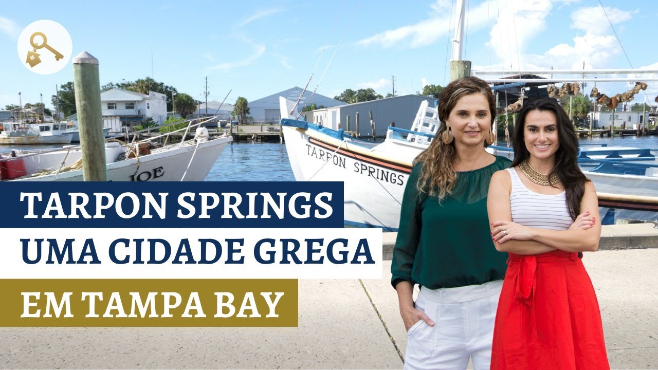 TARPON SPRINGS É A CIDADE GREGA DOS ESTADOS UNIDOS E FICA NA REGIÃO DE TAMPA BAY