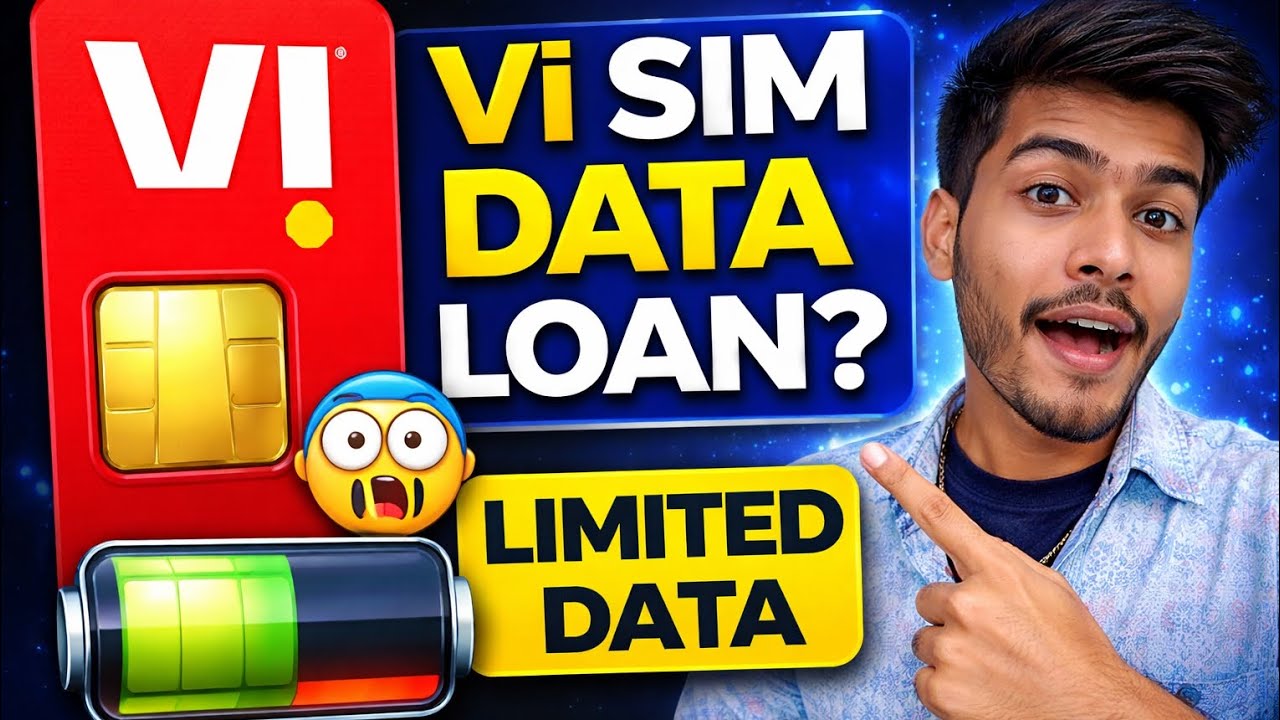 VI SIM Me Data Loan Kaise Le ~ VI SIM Me Limited Data Kaise Chalaye ⚡ New Trick 2026 
