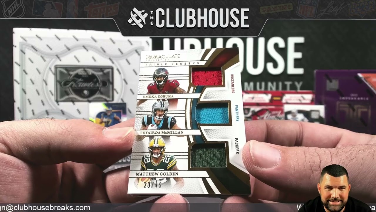 Коллекционная коллекция Panini Immaculate Football Hobby 2025, половина кейса, выберите свою кома...