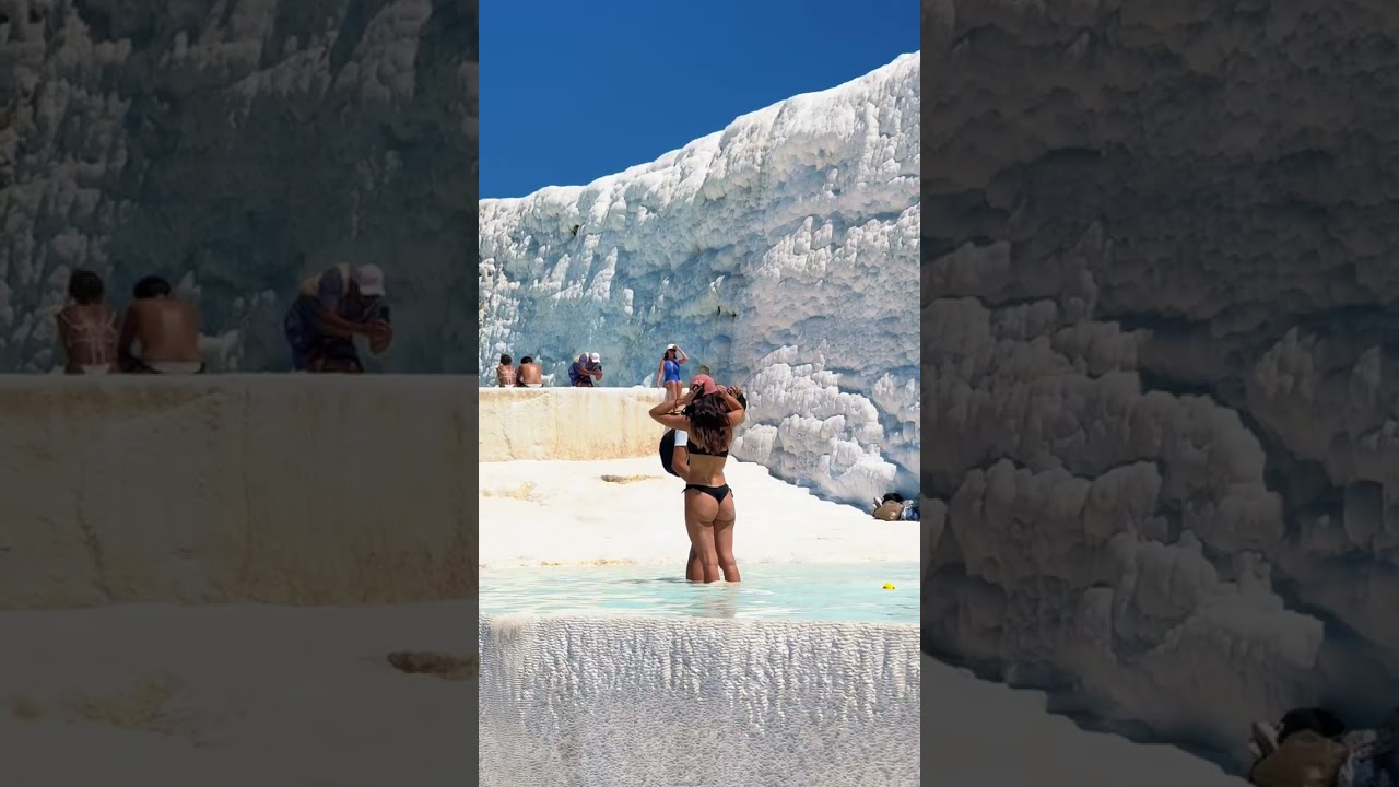 💫Magical White Lands Pamukkale - Natural Wonder of History🌜✨ 