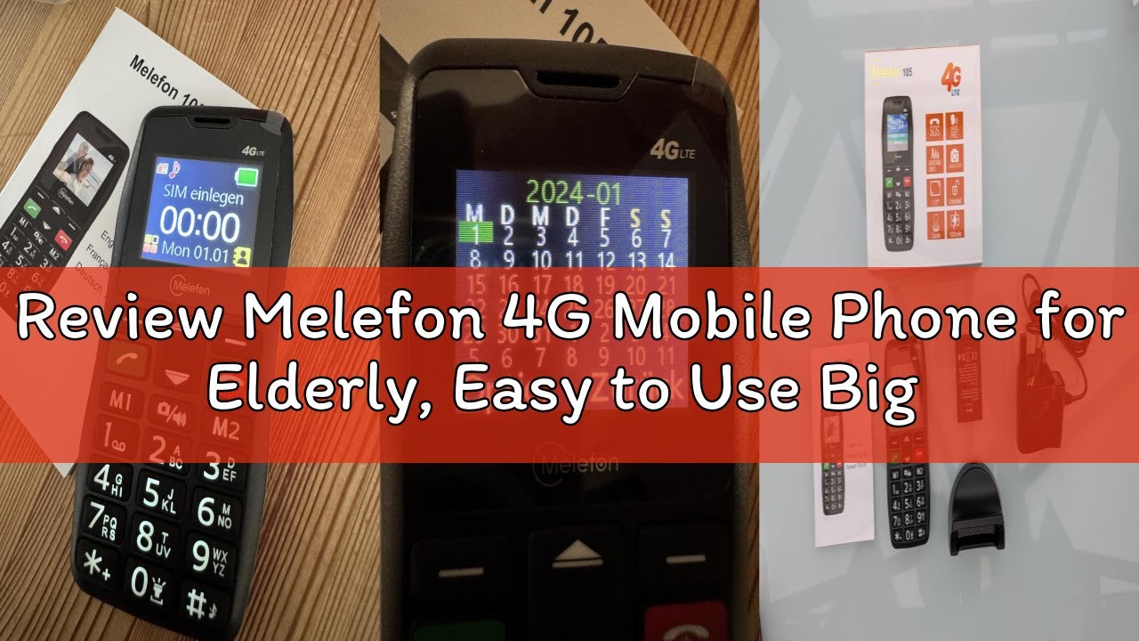 Review Melefon 4G Mobile Phone for Elderly, Easy to Use Big Button Basic Cell Phone, Unlocked Senior
