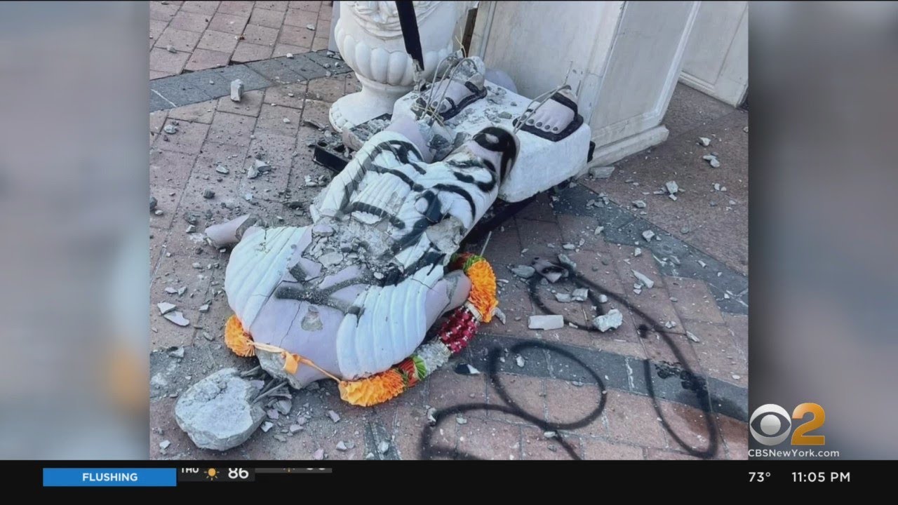Queens Hindu temple vandalized twice in less than 2 weeks