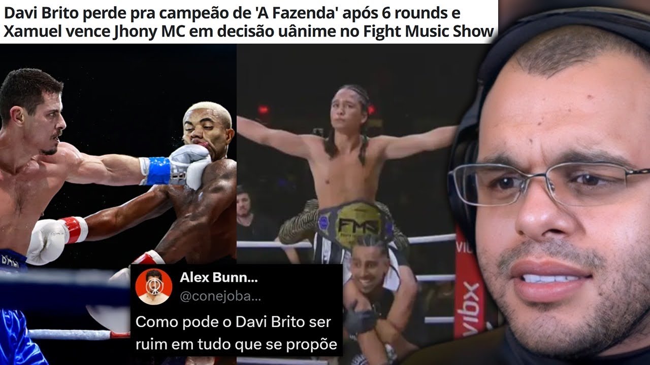 TUDO SOBRE A VITÓRIA DE XAMUEL E A TRISTE DERROTA DE DAVI BRITO