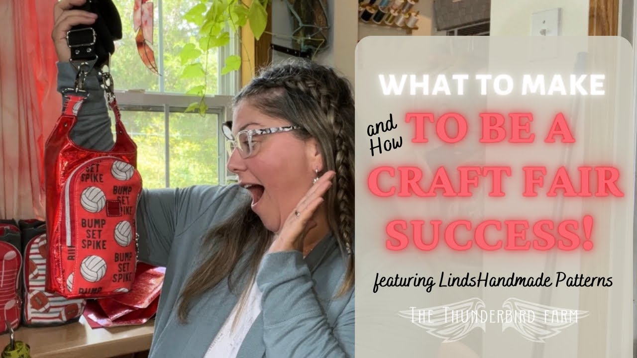 Make Your Craft Fair Stand a SUCCESS! 4 Simple Craft Fair Selling Tips (LindsHandmade H2O2GO Sling)