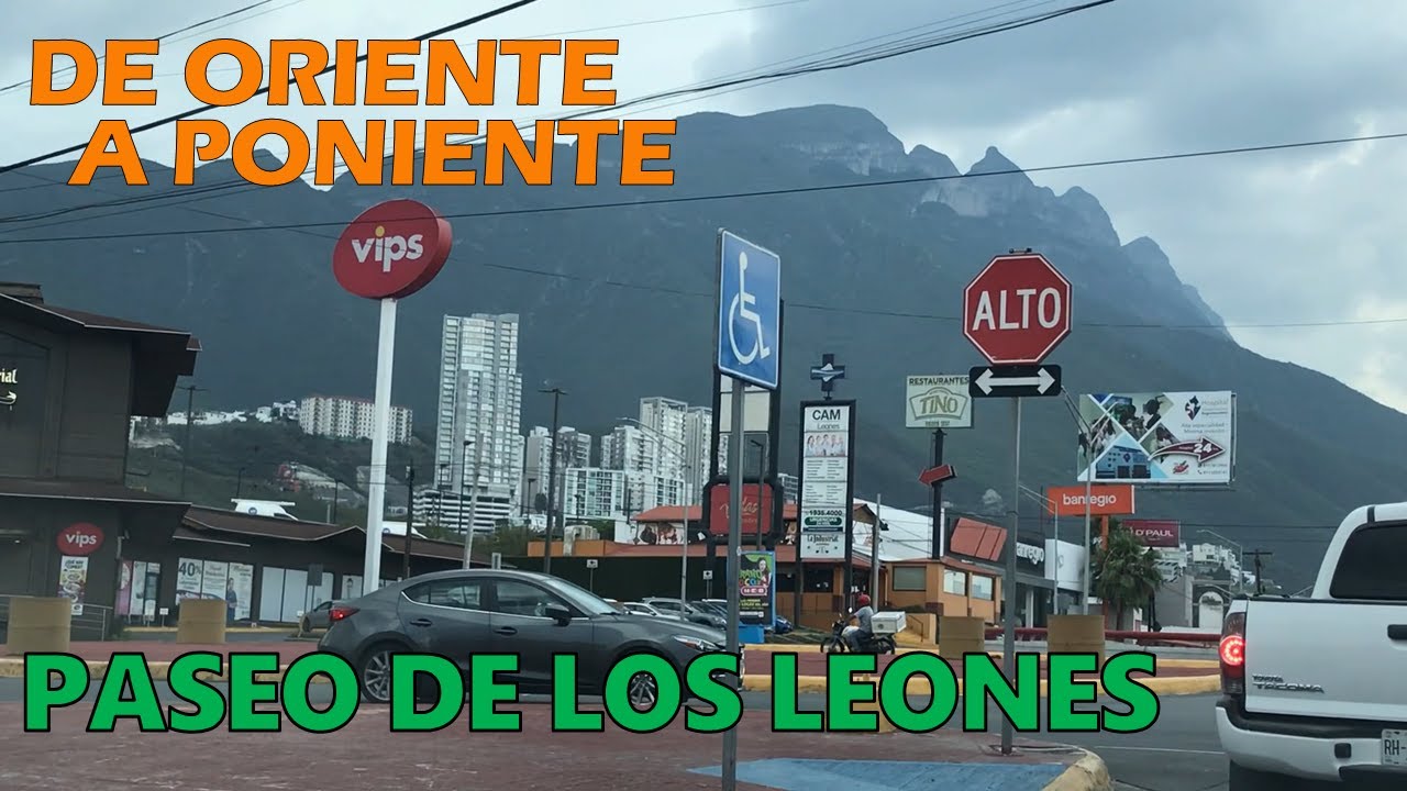 Recorriendo la avenida Paseo de Los Leones de oriente a poniente: ¡Disfruta estos 18 kilómetros!