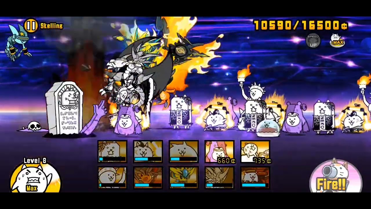 Filibuster zombie outbreak stage (The battle cats)