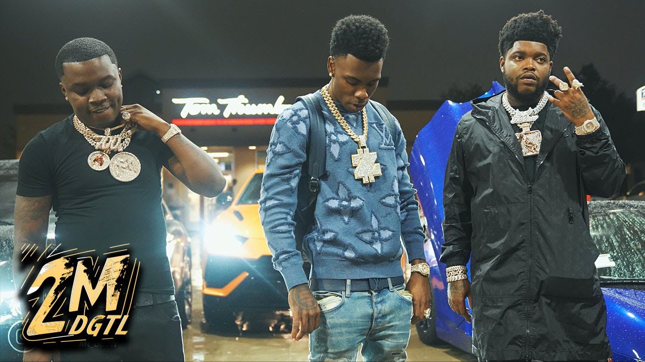 Zillionaire Doe, Bossman Dlow, & Montana 700 Shoots Video in South Dallas (Vlog)