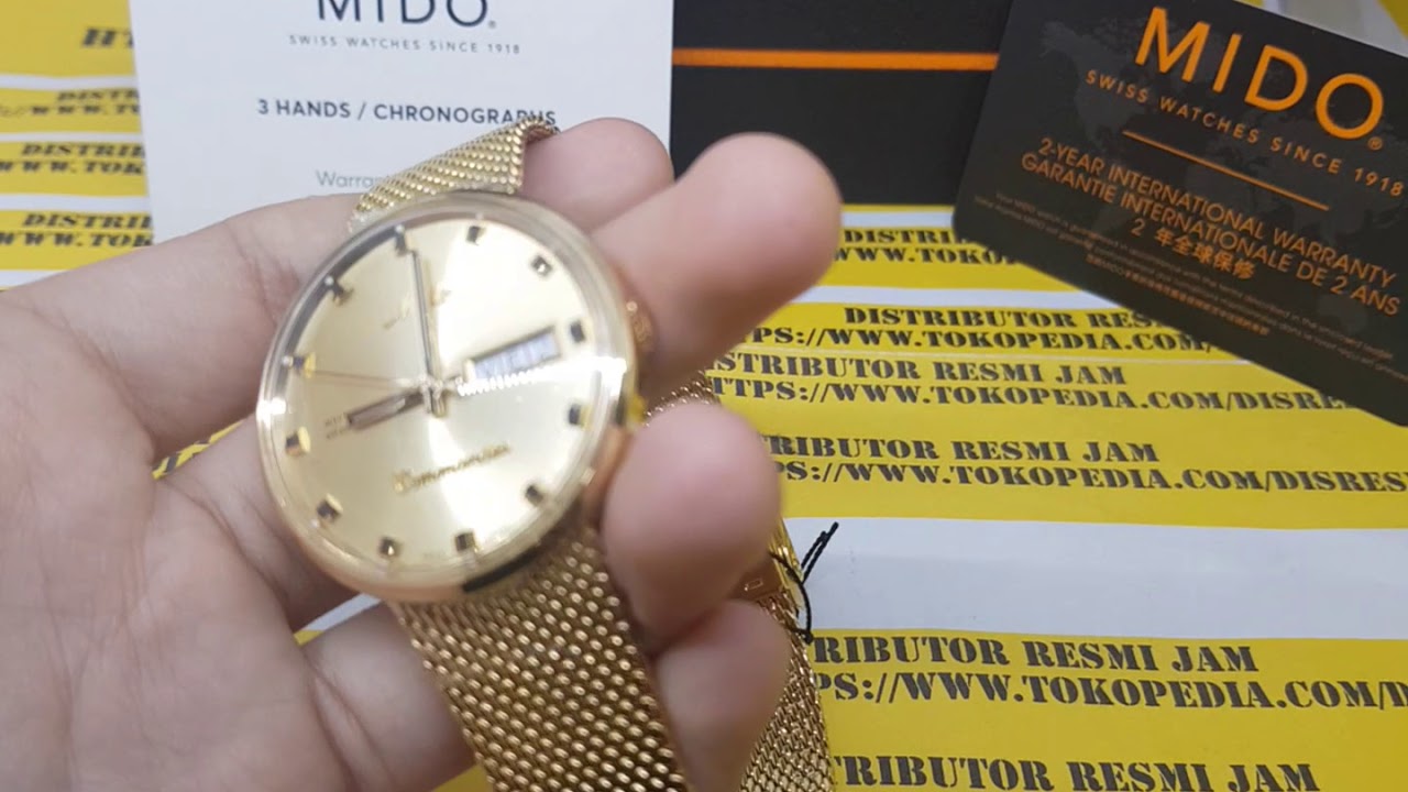 JAM TANGAN MIDO COMMANDER ORIGINAL