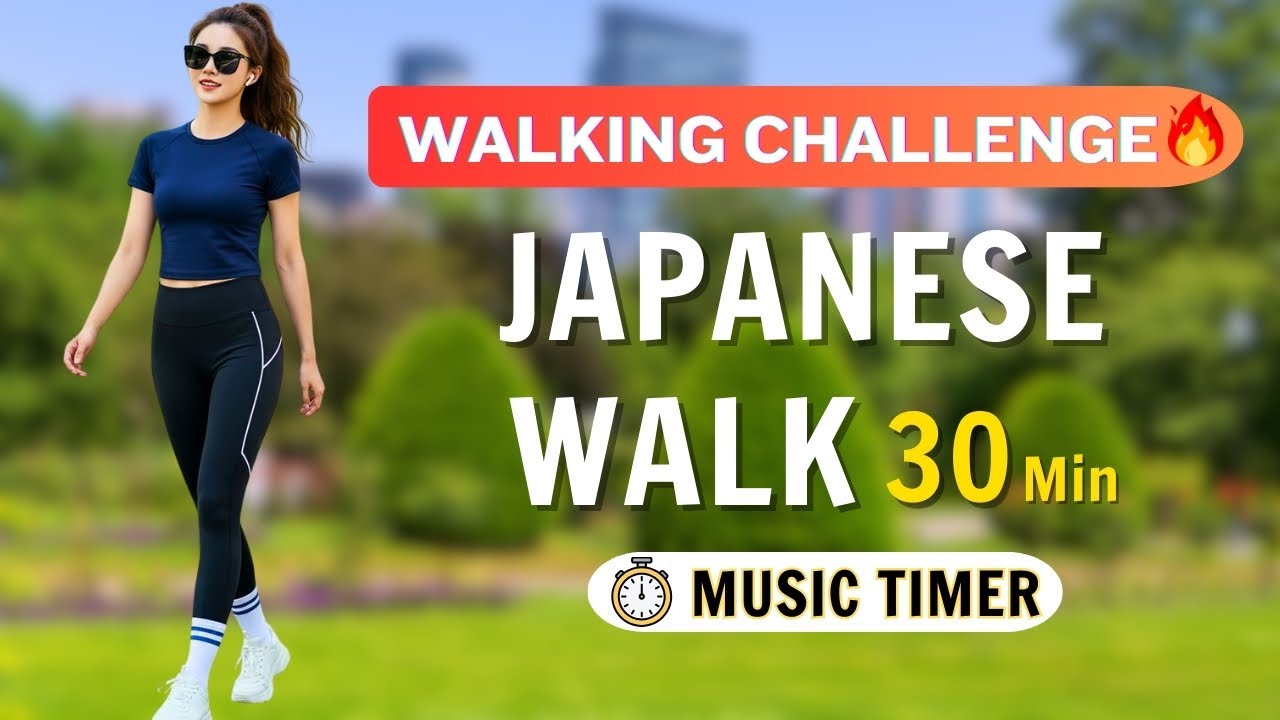 30-Min Japanese Walking Workout 🚶‍♀️ Low-Impact Interval Cardio for Fat Loss & Endurance