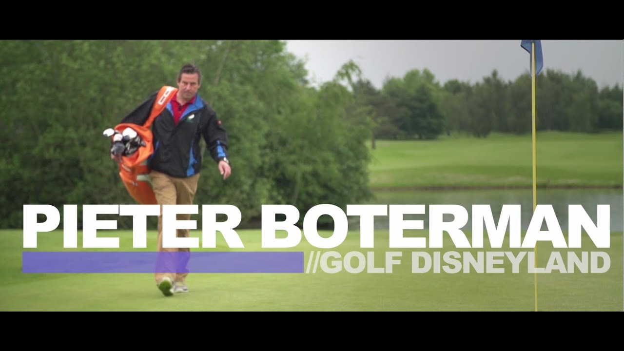 Pieter Boterman uit Brugge verwelkomt je in Disneyland Paris bij Golf Disneyland